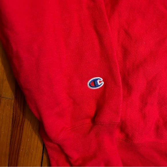 Georgia University Champion Reverse Weave Hoodie Sweatshirt - Picture 5 of 6